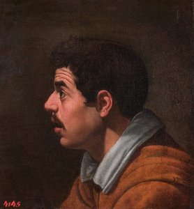 Hombre de perfil de Diego Velázquez